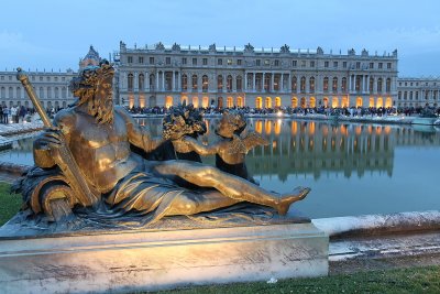 Le Parcours du Roi, visite du chteau de Versailles en fin de journe
