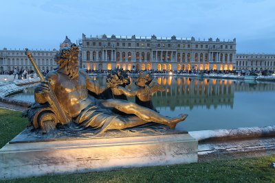 Le Parcours du Roi, visite du chteau de Versailles en fin de journe