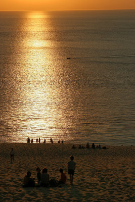 Dcouverte de la dune du Pyla situe  l'embouchure du Bassin d'Arcachon