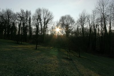 Balade hivernale dans le parc du chteau de Grouchy en dcembre 2008