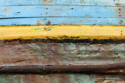 Cimetire de vieux bateaux de pche de l'le Berder