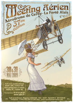 Affiche du meeting Arien de la Fert-Alais 2009