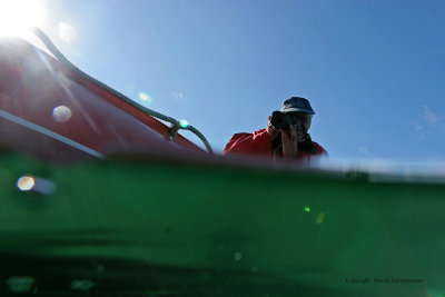 Mon ami Yvon pris lors de nos essais avec ma housse Ewa Marine, le photographe photographi !