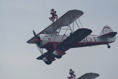 Meeting arien de la Fert-Alais 2008 - Les wing walkers du team Guinot