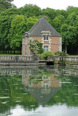 Visite du parc du chteau de Courances dans lEssonne