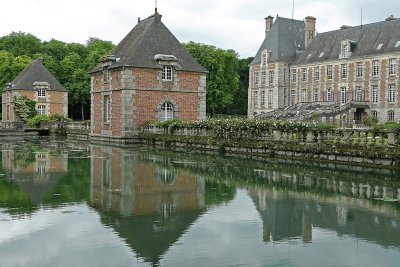 Visite du parc du chteau de Courances dans l'Essonne