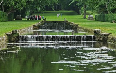 Visite du parc du chteau de Courances dans l'Essonne