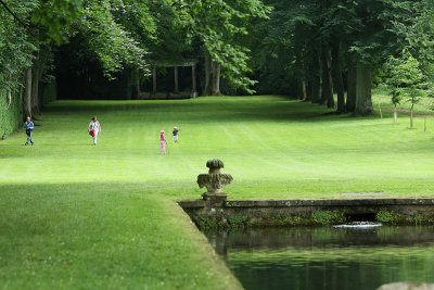 Visite du parc du chteau de Courances dans l'Essonne