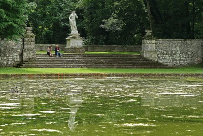 Visite du parc du chteau de Courances dans l'Essonne