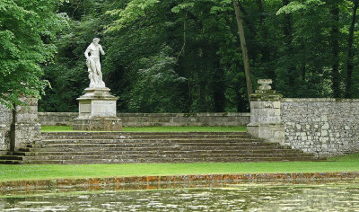 Visite du parc du chteau de Courances dans lEssonne