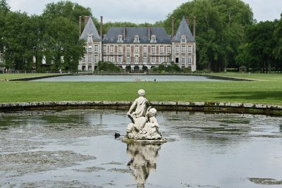 Visite du parc du chteau de Courances dans l'Essonne