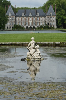 Visite du parc du chteau de Courances dans l'Essonne