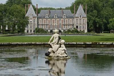 Visite du parc du chteau de Courances dans l'Essonne