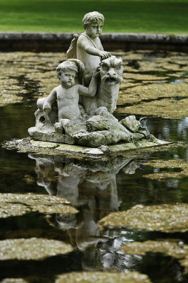 Visite du parc du chteau de Courances dans l'Essonne