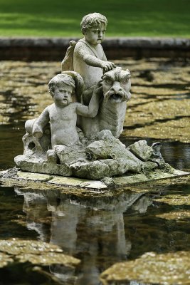 Visite du parc du chteau de Courances dans lEssonne