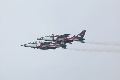 Meeting arien de la Fert Alais 2008 - 2 alphajets de la patrouille ASAS de Portugal