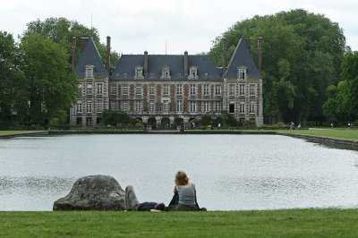 Visite du parc du chteau de Courances dans l'Essonne