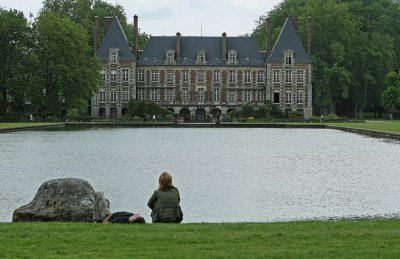 Visite du parc du chteau de Courances dans l'Essonne