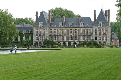 Visite du parc du chteau de Courances dans l'Essonne