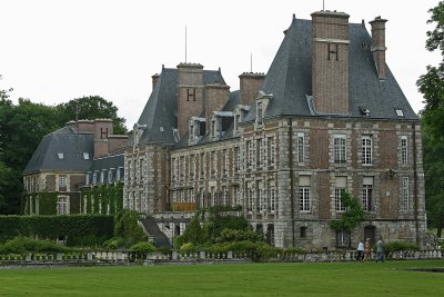 Visite du parc du chteau de Courances dans l'Essonne