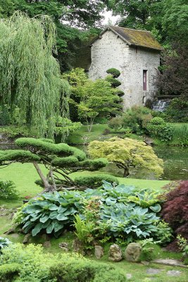 Visite du parc du chteau de Courances dans l'Essonne