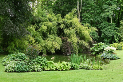 Visite du parc du chteau de Courances dans l'Essonne