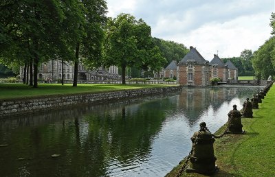 Visite du parc du chteau de Courances dans l'Essonne