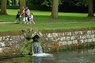 Visite du parc du chteau de Courances dans l'Essonne