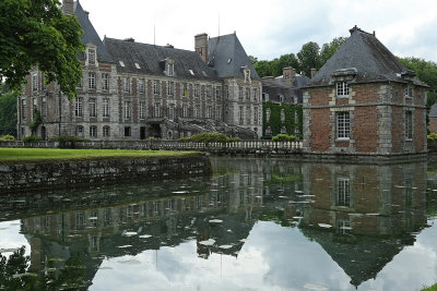 Visite du parc du chteau de Courances dans lEssonne