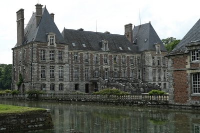 Visite du parc du chteau de Courances dans l'Essonne