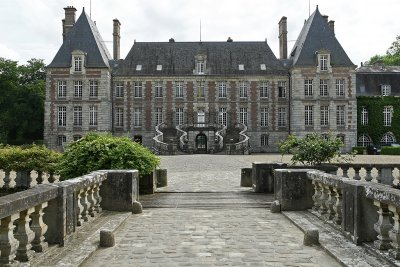 Visite du parc du chteau de Courances dans l'Essonne