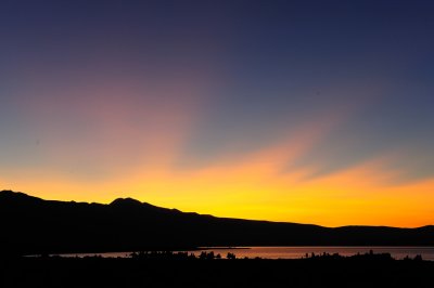 Sunset over Mono Lake