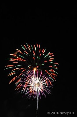 Tempe Town Lake Fireworks