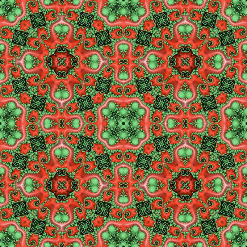 Fractal Christmas wrapping