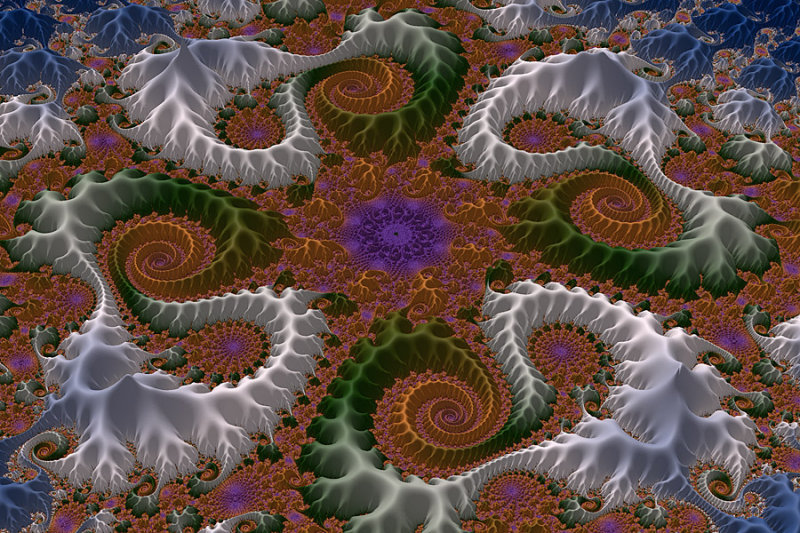 Colorful spirals