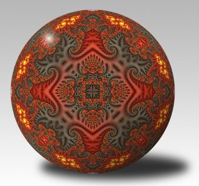Thistle kaleidoscope ball