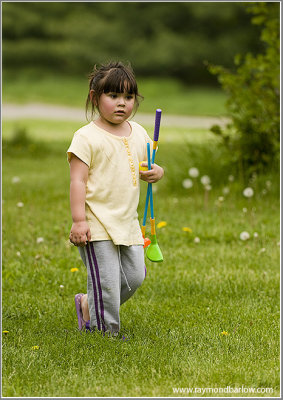 Maria and her Golf Clubs