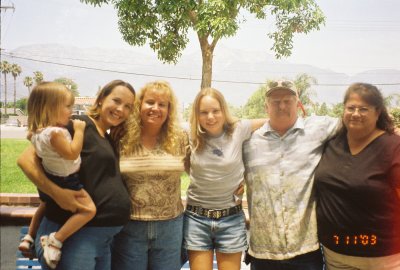 Kathy, Timmy , Meagan, Jennifer Rusk and sister