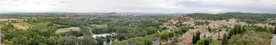 panoramique, le Rhne, Avignon, Villeneuve