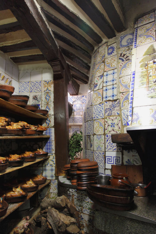 The Botin ovens and suckling pigs