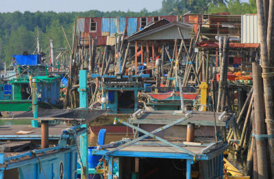 Sedili Besar fishing port