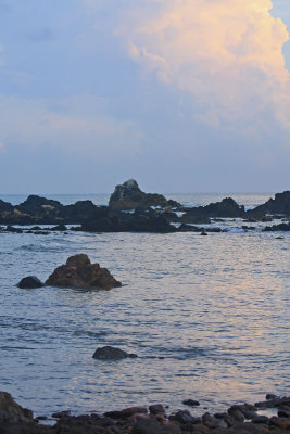 Sun-up at beach near Sedili Besar