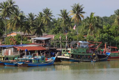 Terengganu fishing village
