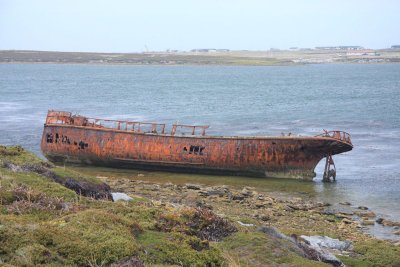 Wreck of Samson, 1945