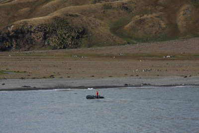 Reconnoitring the beach