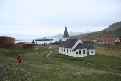 Grytviken, approach from land