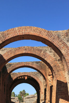 Ampitheatre entrance, Roman ruins