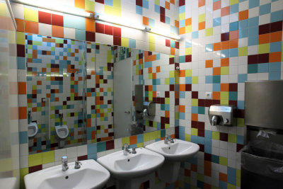 Public lavatory, Guggenheim Museum