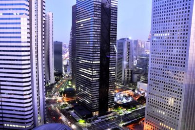 View of Shinjuku, Tokyo's financial centre