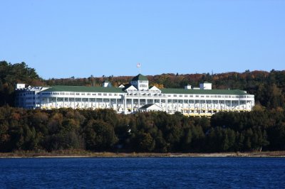 sailing by the Grand Hotel